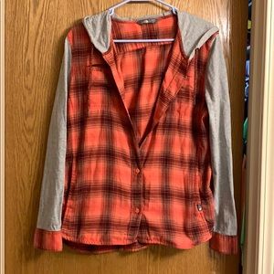 North Face flannel shirt jacket
